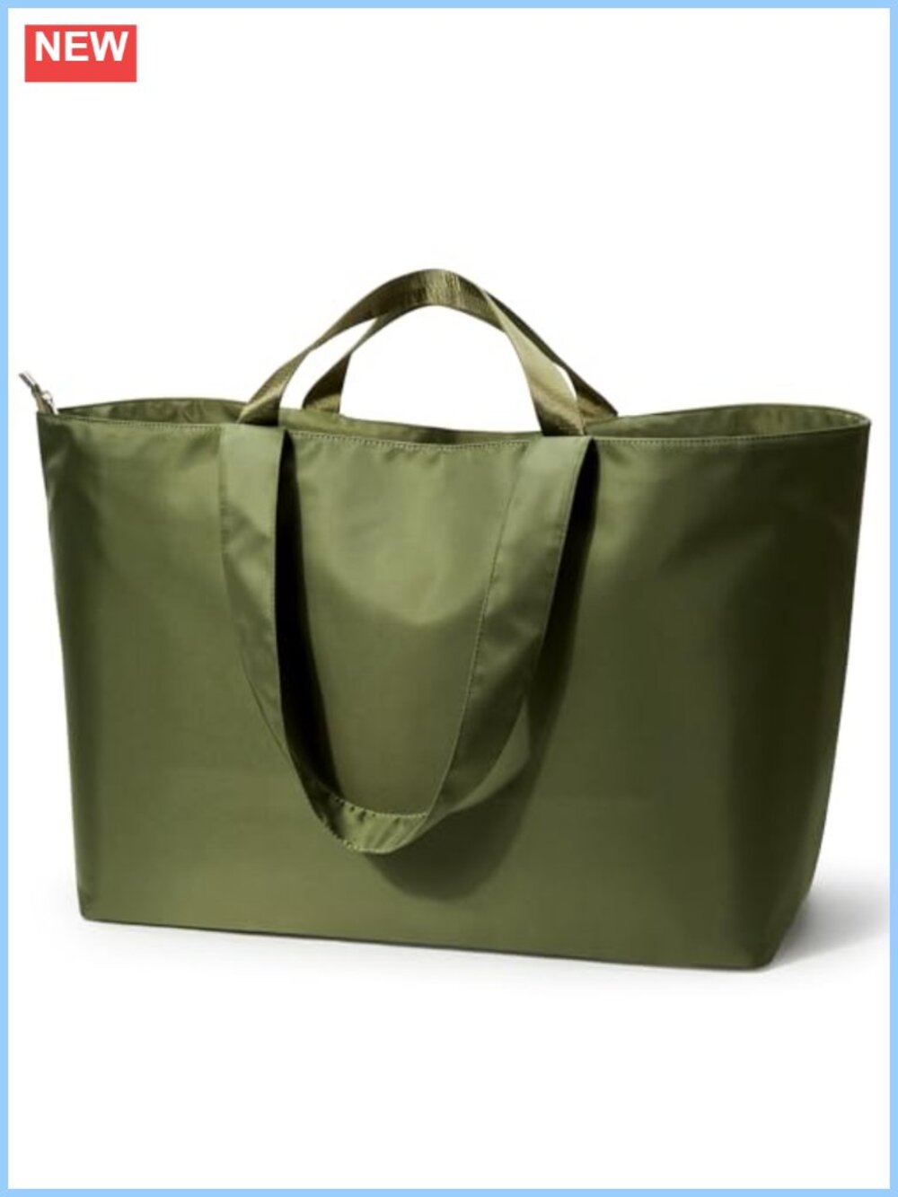 KALIDI 60L Extra Large Beach Tote Oversized Bag Zipper Utility Weekender